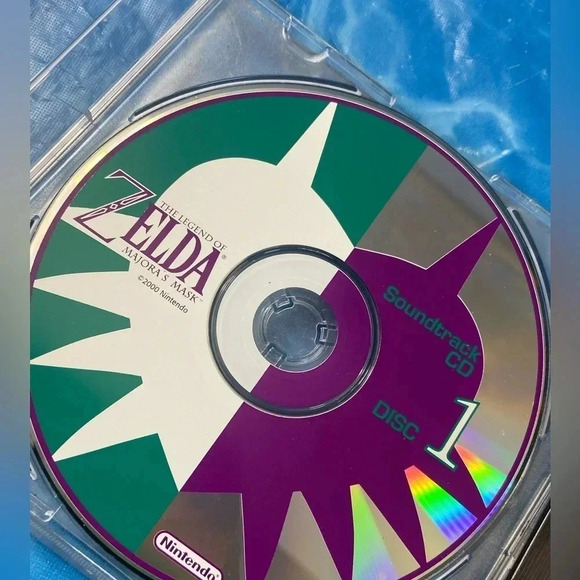 The Legend of Zelda Majora’s Mask Soundtrack - 2000 2 CD Set - N64 - Rare - Picture 6 of 9